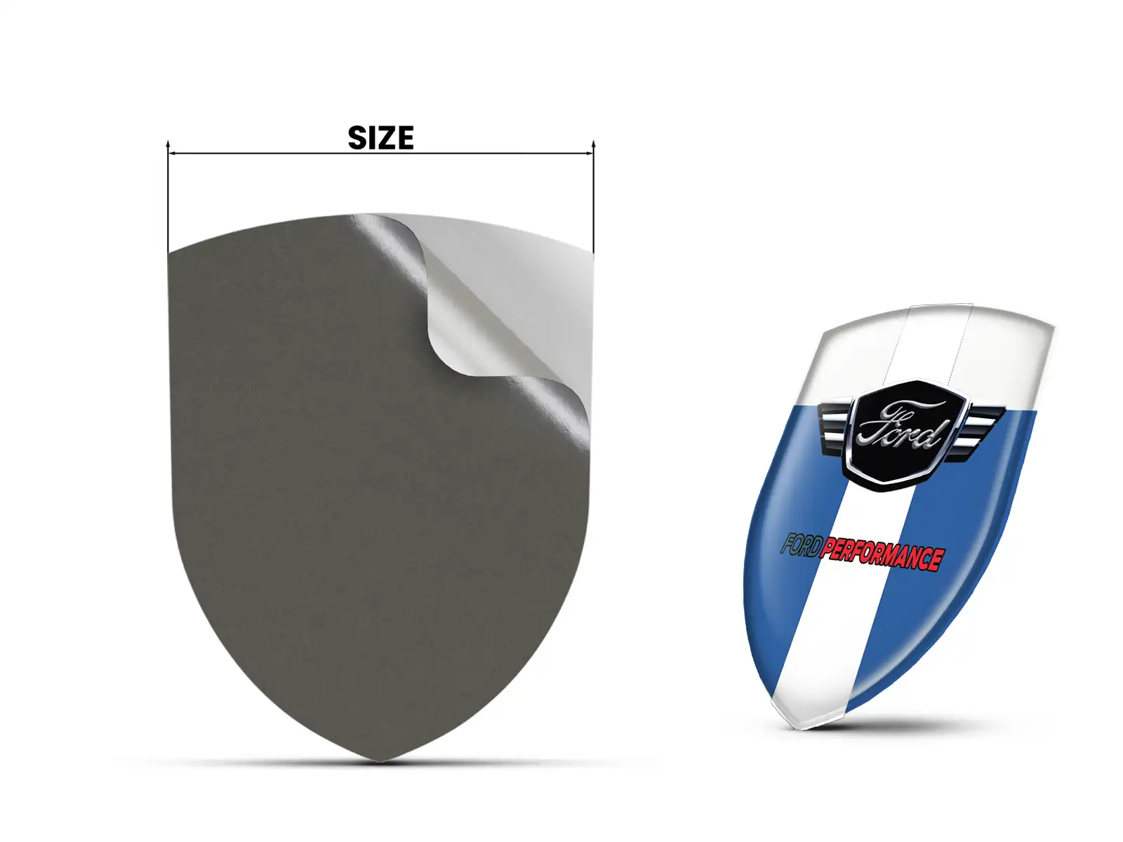 Ford Vinyle Auto Sur Mesure Sport Course Premium
